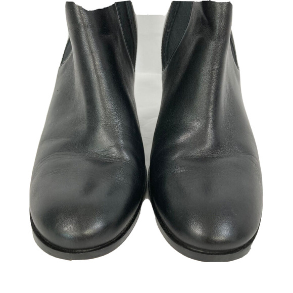 Cole Haan Grand OS Boots Womens Sz 8 Black Leather Chelsea Ankle Block Heel - Picture 3 of 8